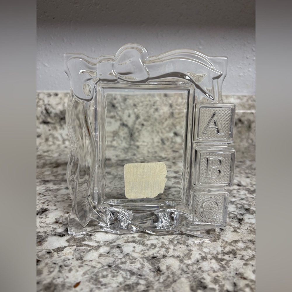 Waterford Marquis Baby Photo Frame with ABC Blocks